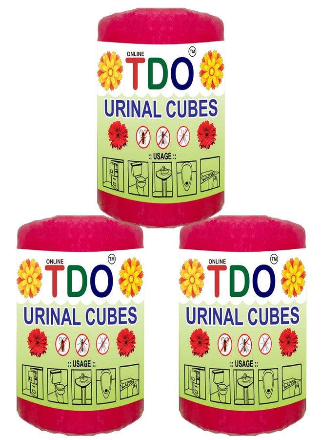 TDO Urinal Cube for Toilet Urinal cakes for toilet and Bathroom Urinal & Sanitary cubes Air Freshener for Toilet,Bathroom,Napthalene balls Washbasins & Sink Pack of 3 Set Each set 2 Pcs (210 Gram) - Image 1
