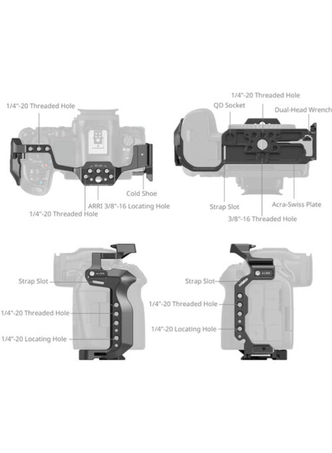 SmallRig Cage for Canon EOS R5 Mark II 4978 - Image 4