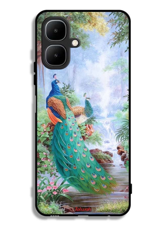 Tolwak Tecno Pop 10 Protective Case Cover Peacocks