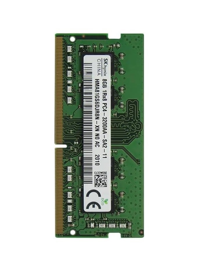Generic - DDR4 3200 PC4 1Rx8 HMAA1GS6CJR6N-XN SO-DIMM RAM Memory for Dell HP Lenovo and Other Systems, 8.0 GB - Image 1