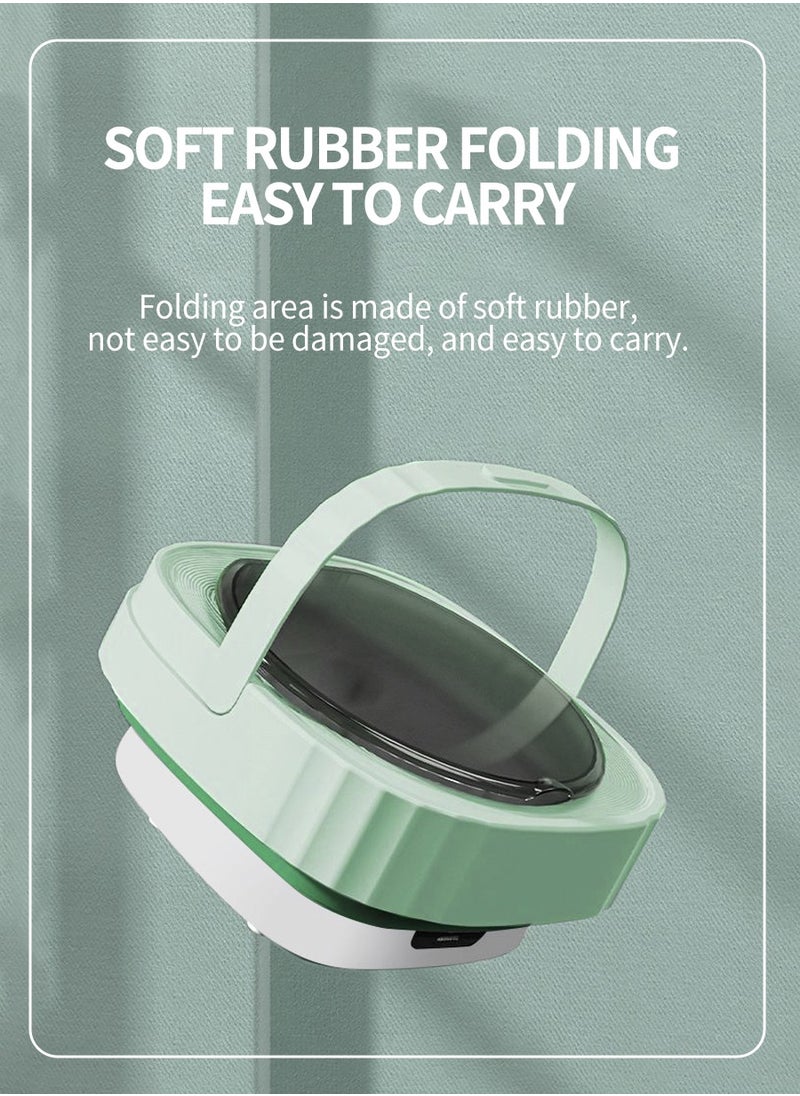 Beirui Mini Folding Washing Machine, 6.5L Portable Washing Machine with Drain Basket, for Apartment, Travel, Underwear, Personal, Kids  - Image 5
