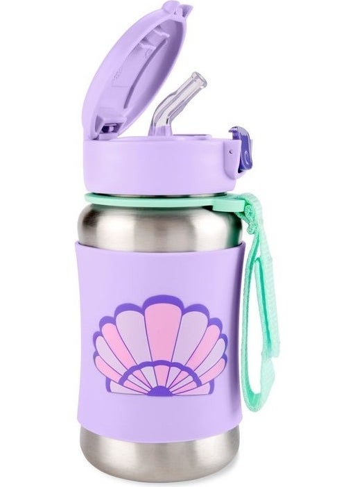Skip Hop Skip Hop Spark Style Stainless Steel Water Bottle with Straw New Season  - Image 1