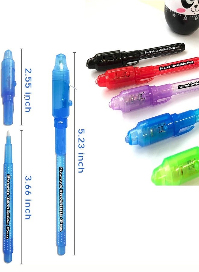 SCStyle Invisible Ink Pen 10Pcs with UV Light Magic Marker for Secret Messages, Writing Information for Birthdays, Easter, Halloween, Christmas Gifts for Students - Image 4