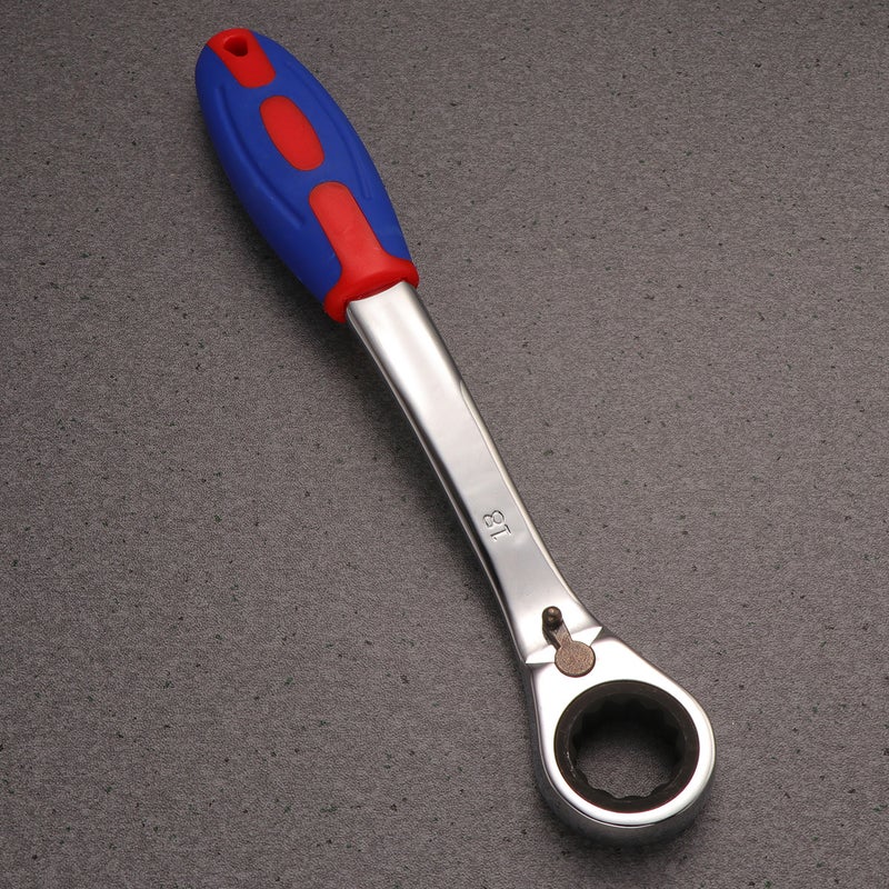 18MM Two-way Ratchet Quick-Release Easy to Use Tooth Round Ratchet Wrench - Image 5