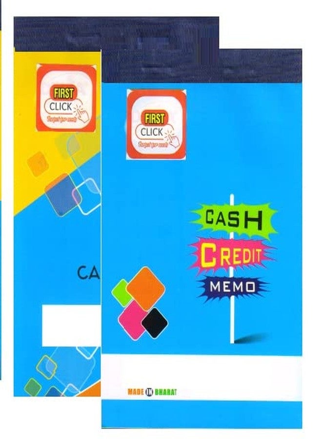 FIRST CLICK Cash Memo Credit Memos 100 Sheets 2 Booklet (100 Printed Format + 100 Plain Sheet in 1 Booklet) Size-16.5X10 cm - Image 3