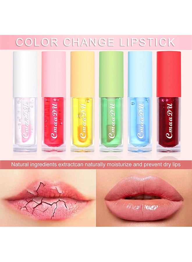 CmaaDu Fruit color changing lip glaze, moisturizing lipstick, lip moisturizing,Lip Glow Oil,Citrus #03 - Image 3