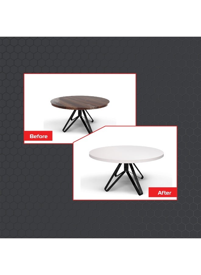 Safi WAX Matte White Spray Paint 400ml for Metal Wood Walls Canvas Furniture Plastic DIY Projects Quick Dry Non Reflective Finish Strong Coverage Durable Coating for Automotive Touch Up Indoor Outdoor Use Smooth Application Multi Surface Paint Anti Rust Protection - Image 2