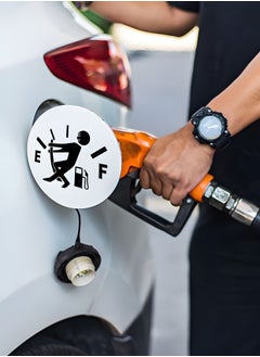 GROIC 2 PCS Funny Car Stickers Exterior Accessories, High Gas Consumption Decal, Universal Fuel Gage Stickers, Suitable for Cars, Trucks, Motorcycles, SUVs,Car Decoration  - Image 2