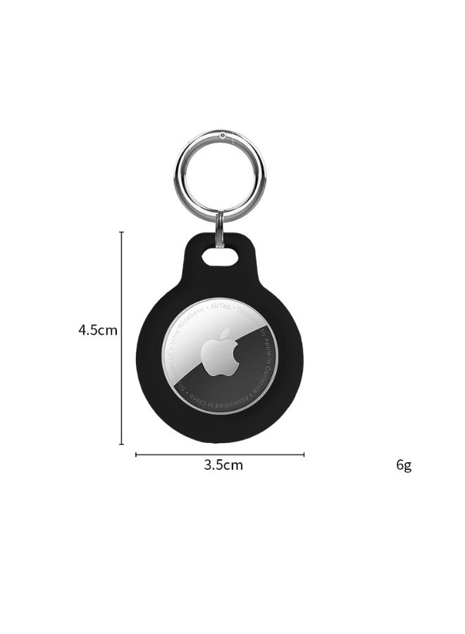 AirTag Holder for Apple - 2 Pack Air Tag Case 【Fit Tightly Design】 【Easy to Install】 【Hold Securely】 Waterproof TPU Protective Cover with Metal Keychain for Kids,Pet,Luggage,Backpack,Keys ﻿ - Image 4