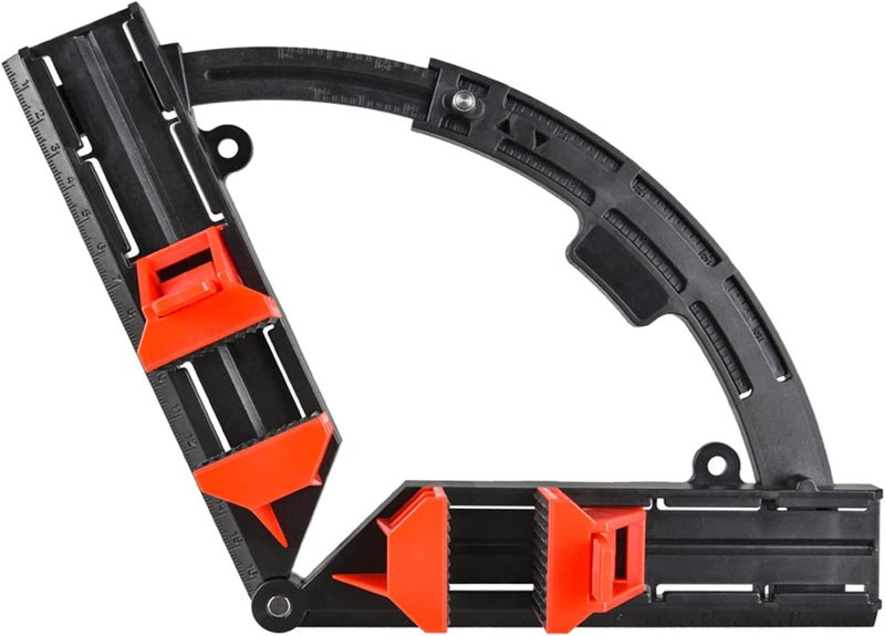 Picture Frame Carpentry Clamps Inch & Metric Scale Corner Wooden Clamp Woodworking Tools Clip Clamp - Image 2