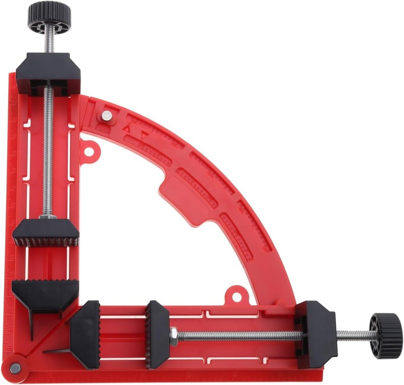 Picture Frame Carpentry Clamps Inch & Metric Scale Corner Wooden Clamp Woodworking Tools Clip Clamp - Image 1