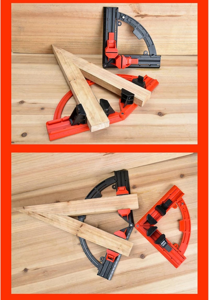 Picture Frame Carpentry Clamps Inch & Metric Scale Corner Wooden Clamp Woodworking Tools Clip Clamp - Image 5
