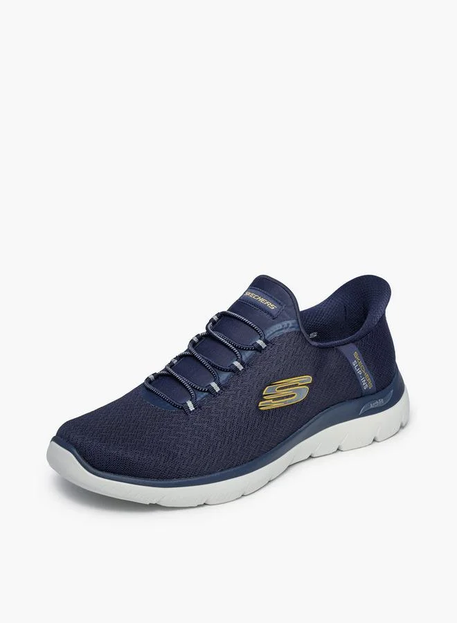 Skechers NAVY Men Arch Fit Summits Slip-On Sports Shoes for Men | Best Price UAE