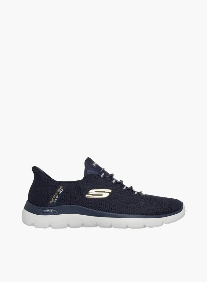 Skechers NAVY Men Arch Fit Summits Slip-On Sports Shoes for Men | Best Price UAE