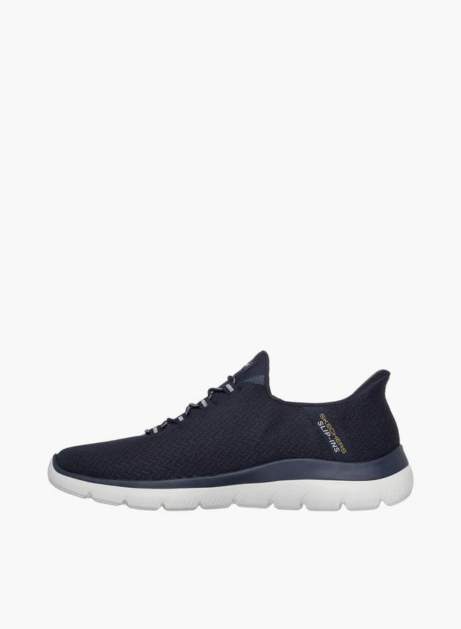 Skechers NAVY Men Arch Fit Summits Slip-On Sports Shoes for Men | Best Price UAE