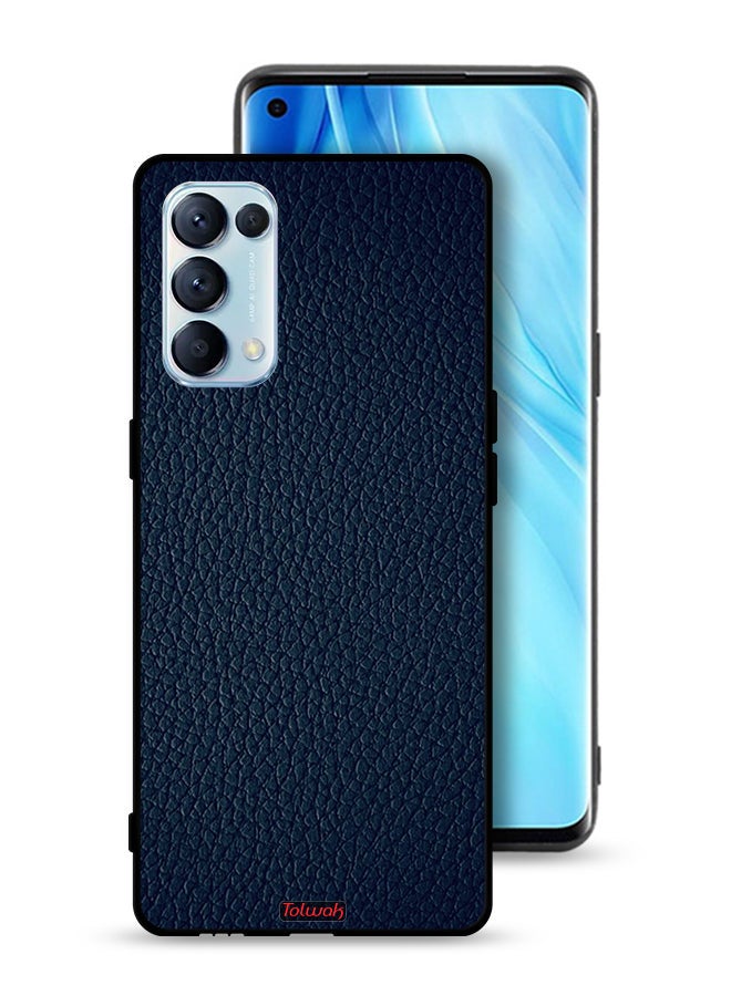 Tolwak Oppo Reno5 Pro 5G Protective Case Cover Leather Pattern - Image 1