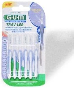 GUM Travler interdental brush 06 mm light blue1 Pack of 6 - Image 4