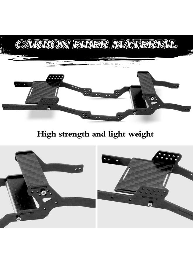 OGUNKE Ogrc Carbon Fiber Angled Skid Chassis Kit Angled Skid Lcg Chassis Kit For Axial Scx24 Deadbolt Jlu C10 Bronco Upgrade Part - Image 4