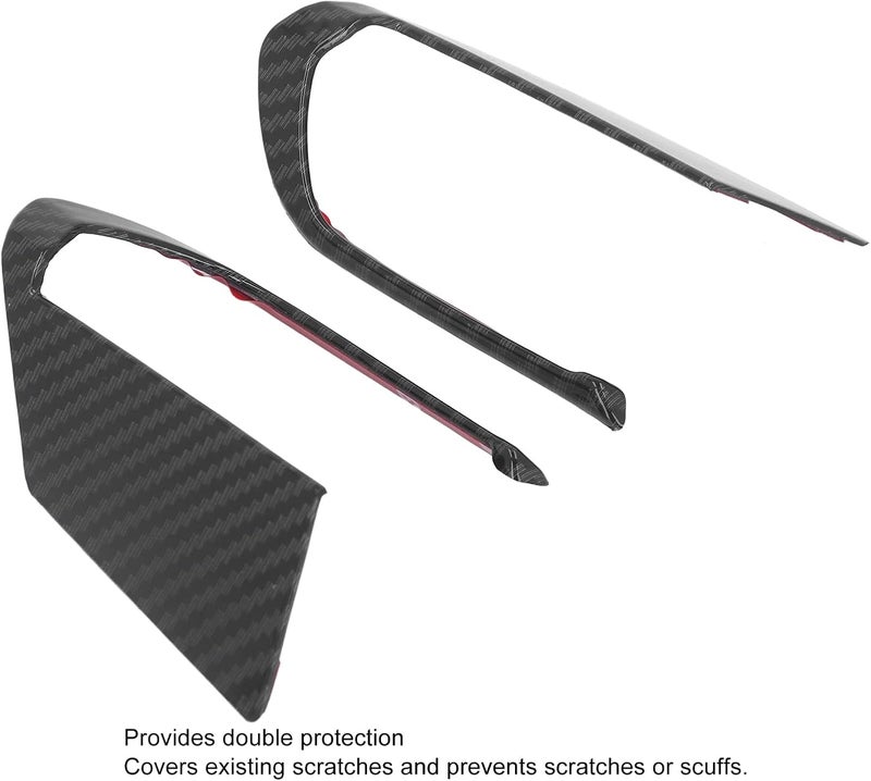 Steering Wheel Button Cover Trim, Carbon Fiber Style ABS Plastic for 3 Axela BP 2020-2022 - Durable Protection, Stylish Interior Upgrade, Easy Installation - Image 4