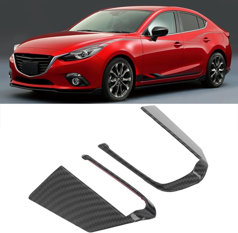 Steering Wheel Button Cover Trim, Carbon Fiber Style ABS Plastic for 3 Axela BP 2020-2022 - Durable Protection, Stylish Interior Upgrade, Easy Installation - Image 5