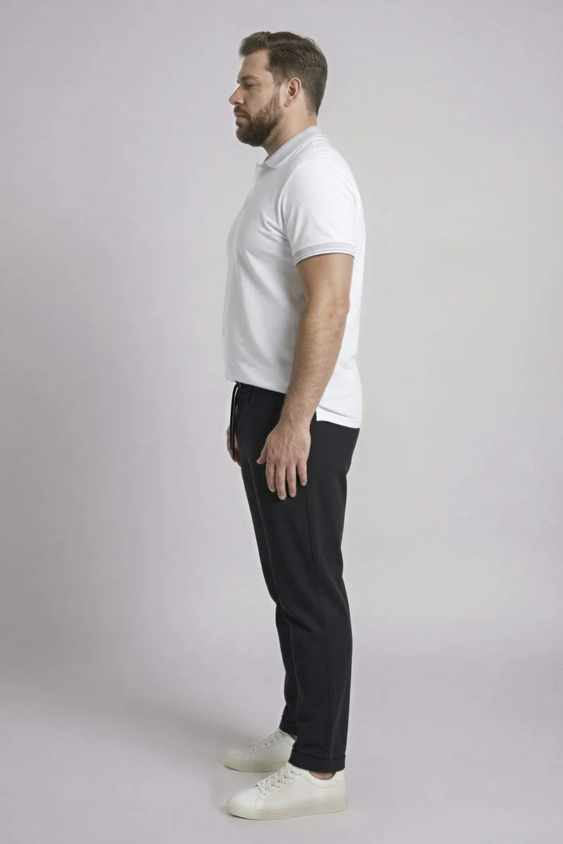ديفاكتو Plus Size Elastic Waist Sweatpants