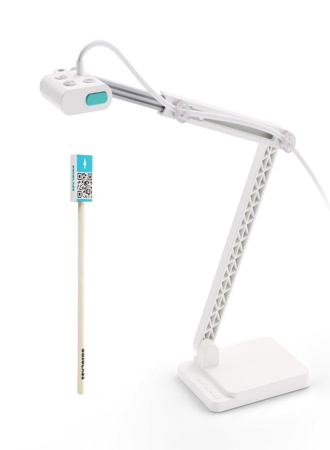 OKIOLABS OKIOCAM S2-4K Ultra HD 8MP USB Document Camera for Teachers & Classrooms with OKIOPoint AI-Tracking, Capture Near-Ledger Size, Great in Low Light, Support Mac, USB-C iPad, Interactive Display - Image 1
