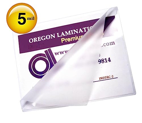 Oregon Lamination Heat Activated Laminating Pouches 5 Mil 6” x 9” [pk of 200] 152mm x 229 x 125 microns Thick for Half Page 5.5 x 8.5 Size Sheets, Clear - Image 2