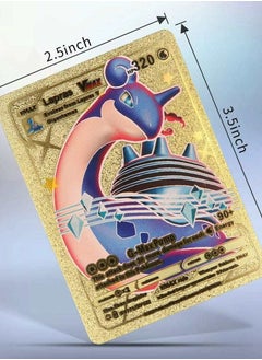Pokemon Gold Pokemon Cards Golden Foil Set (55 pcs) - Including Vmax Rares V Series GX EX Rares Charizard Common Cards ( Random pic on cards box cover)  - Image 3