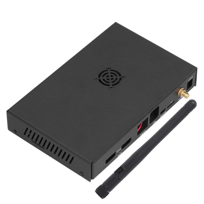 Aluminum Alloy Cooling Case Heat Dissipation Enclosure with Fan for Raspberry Pi CM4 CM4IO - Image 1