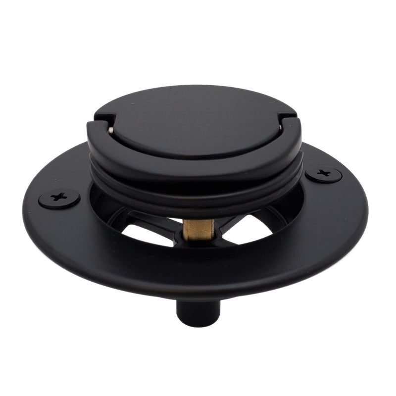 ويست براس Westbrass D320-62 زخرفة الحوض الروماني 3-9/16 بوصة Od أسود غير لامع - Image 1