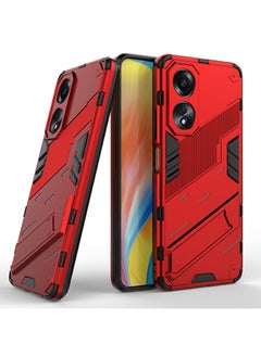 Generic OPPO A58 4G Cover Case (not for 5G) Protector Accessories Camera Protection Shockproof with Anti-scratches Anti-drops Anti-fingerprints Protective Back Cover with Adjustable Kickstand  - Image 4