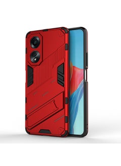 Generic OPPO A58 4G Cover Case (not for 5G) Protector Accessories Camera Protection Shockproof with Anti-scratches Anti-drops Anti-fingerprints Protective Back Cover with Adjustable Kickstand  - Image 1