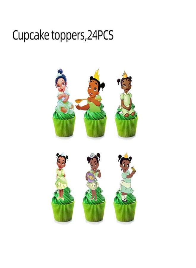 Losede 25PCS Cake Toppers Cupcake Toppers Cake Decorations Birthday Party Supplies Decorations (Style 6) - Image 3