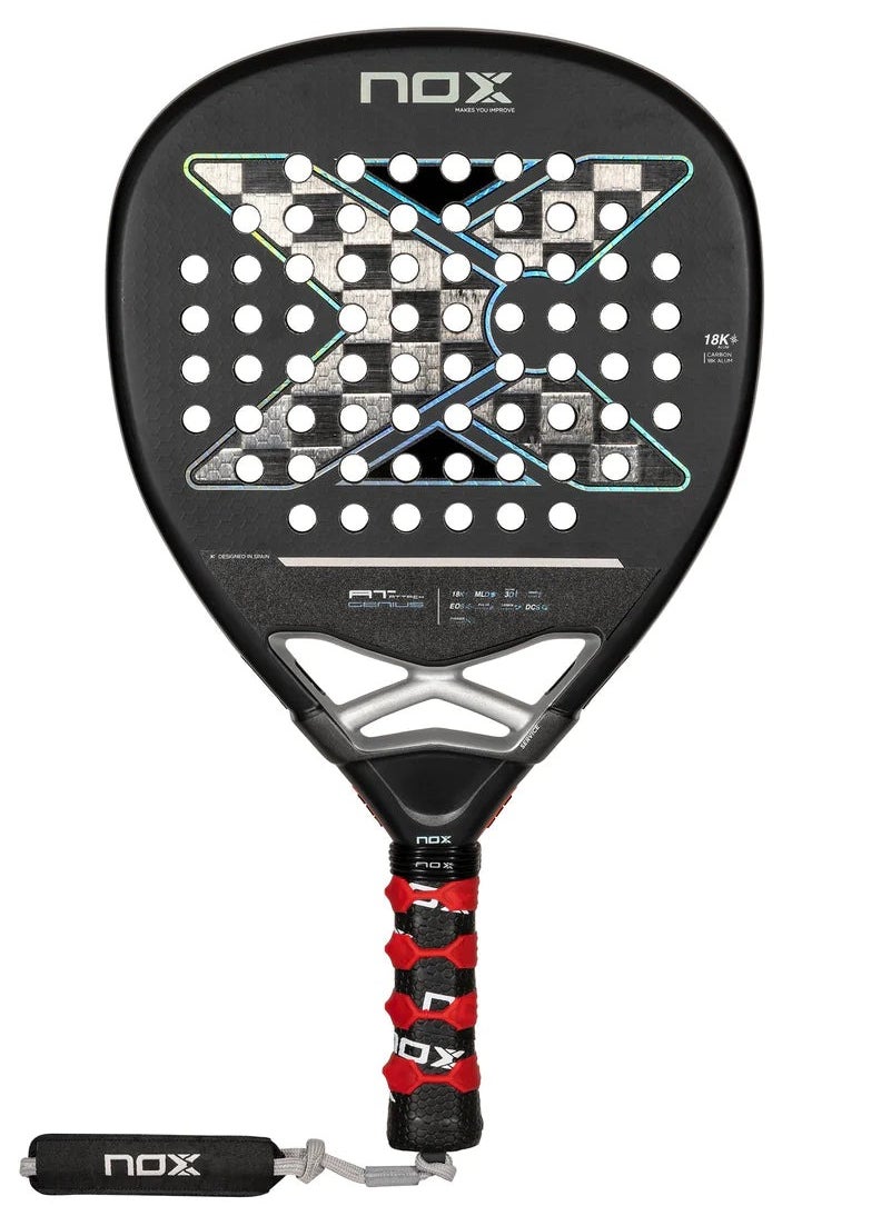 NOX NOX AT GENIUS Attack 18K 2024 Padel Racket by AGUSTIN TAPIA  - Image 1