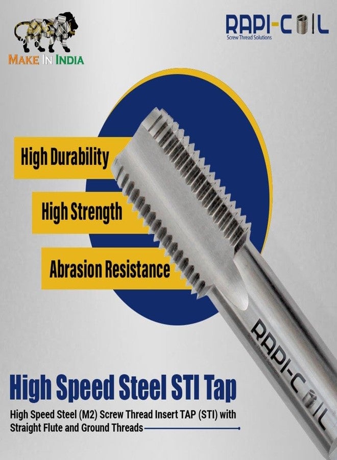 RAPI-COIL (M11 x 1.5) Thread Repair Kit Stainless Steel Helicoil Insert 304 High-Speed Steel - Image 5