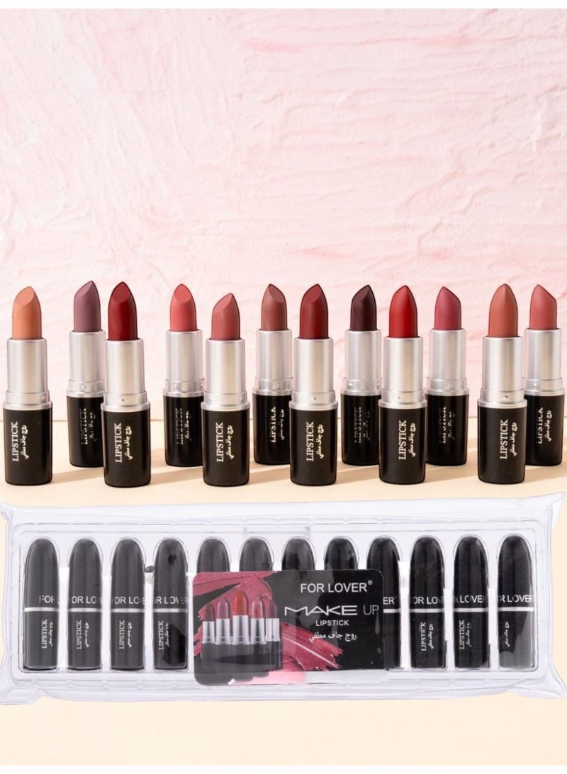 FOR LOVER 12-Piece MAKE UP Lipstick - Image 1