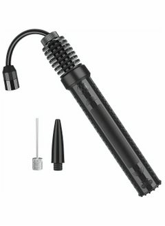 Excefore Portable Air Pump Sports Ball Tool Inflator Ball Pump with 1 Pcs Needles 1 Pcs Valve Adapter for Football Basketball Volleyball Rugby Balloons Swim Inflatables  - Image 1