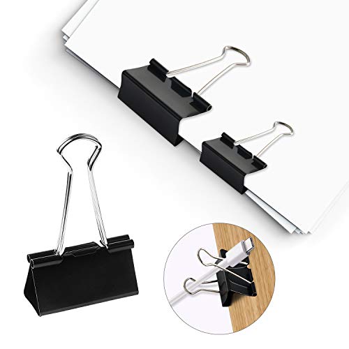 SANNIX 110 PCS Binder Clips Assorted Sizes, X Large, Large, Medium, Small, Mini and Micro, Binder Clips Paper Clamps for Office Home School - Image 5