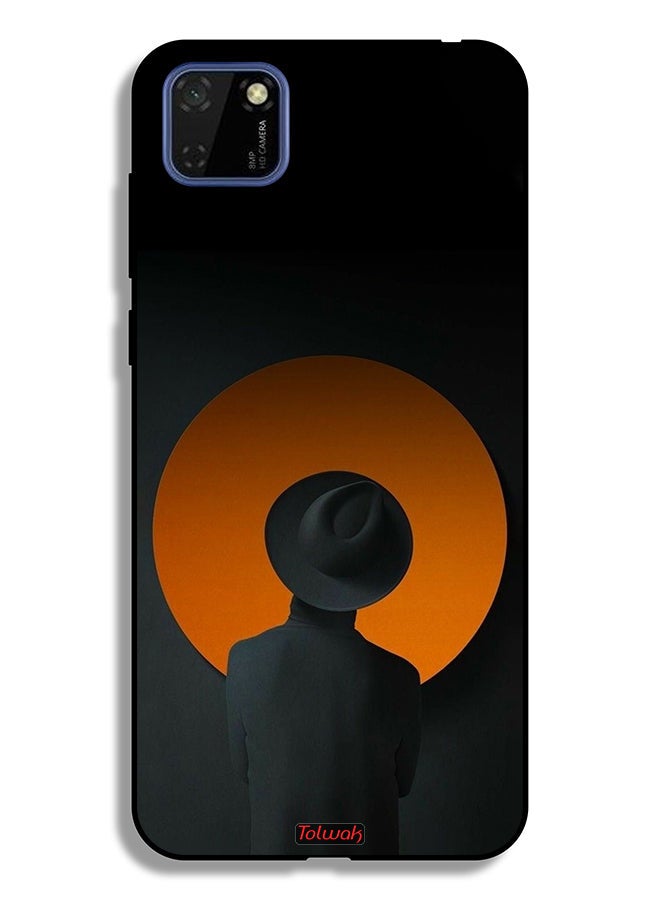 Tolwak Huawei Y5p Protective Case Cover Hat Boy Art - Image 2