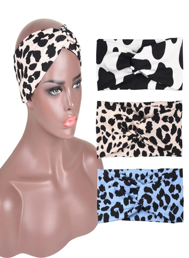 مِيلِيبْرُوتِيا مجموعة من 6 ربطات شعر مطبوعة بنقشة جلد الحيوانات للنساء من ميليبروتيا، ربطة شعر عريضة قابلة للتمدد، ربطة شعر مانعة للانزلاق، ربطات شعر بتصميم عقدة ملتوية، ربطات شعر عتيقة للنساء والفتيات. - Image 5