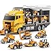 TEMI Toddler Toys for 3 4 5 6 Years Old Boys Diecast Construction Toys Car Carrier Vehicle Toy Set wPlay Mat Kids Toys Truck Alloy Metal Car Toys Set for Age 39 Toddlers Kids Boys  Girls - Image 4