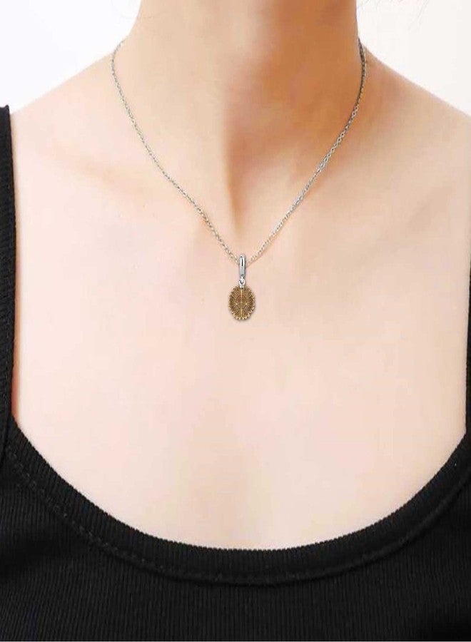 KunBead Women You are My Sunshine Sunflower Gold Plated Dangle Charms Compatible with Pandora Charm Bracelets Necklace - Image 5