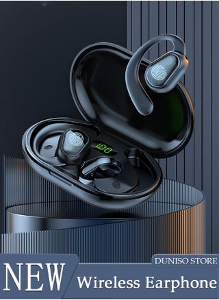 Wireless Headphones Bluetooth Ear Clip Noise-cancelling Earphones with Wireless Charging Case Digital Display Touch Control Bluetooth 5.3 Waterproof for Running Sport Gym - pzsku/Z7228C6B157BD1B031EC4Z/45/_/1709537209/e443a89d-7077-4b4b-98e6-3721cf963279