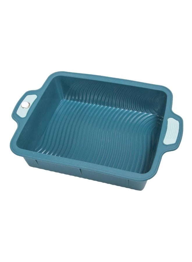 Bread Molds Silicone Fondant Molds Loaf Tin Non Stick Baking Tray Rectangle Cake Bakeware Set Cookware Baking Moulds Tins 25x21cm (Random Color) - Image 4