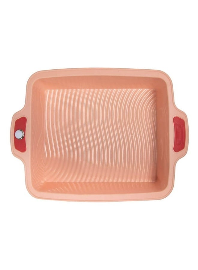 Bread Molds Silicone Fondant Molds Loaf Tin Non Stick Baking Tray Rectangle Cake Bakeware Set Cookware Baking Moulds Tins 25x21cm (Random Color) - Image 2