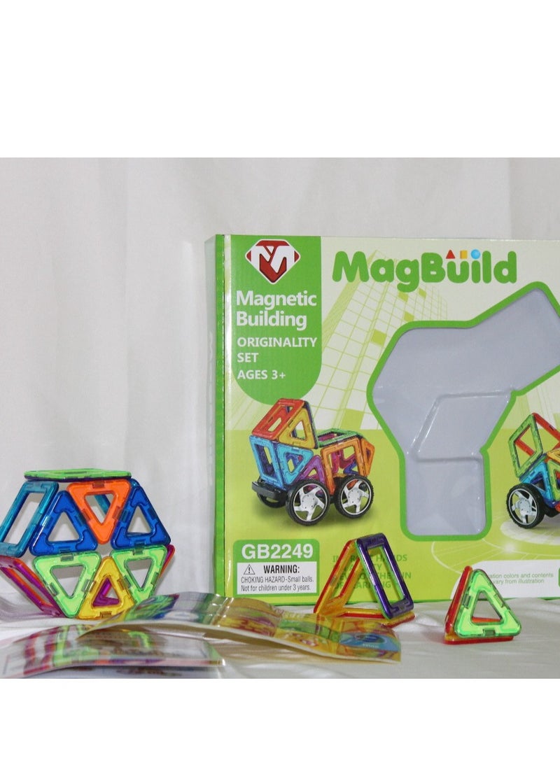 Mag Building MagBuild Magnetic Building – Originality Set (36 Pieces)  - Image 3
