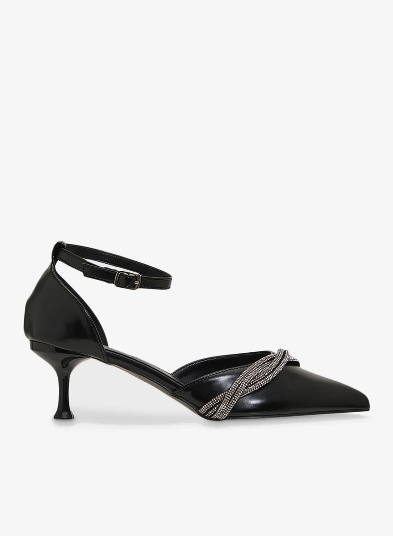 ايلا حذاء بكعب ديامانتي