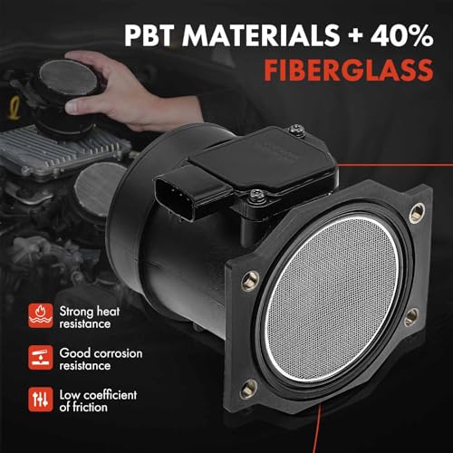 A-Premium Mass Air Flow Sensor Meter Assembly [W/ 3Pins] fit 4,6Cyl 3.3 2.4L Compatible with Infiniti QX4 & Mercury Villager & Nissan Pathfinder, Frontier 01-04, Quest 99-02, Urvan 00-06, Xterra 00-04 - Image 2