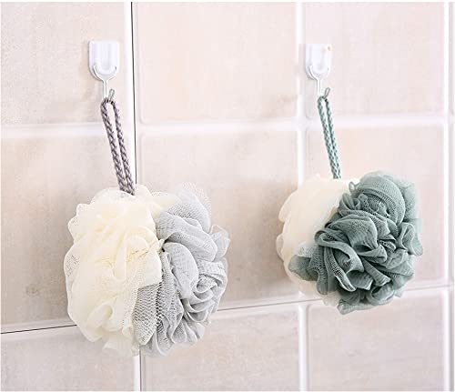 TCOTBE 4 Pack Loofah Bath Sponge Lace Mesh,Sponge Loofahs, Multi Color Bath Loofah Sponge Assortment for Silky Skin, Full Cleanse Lather Luxurious Bathing Accessories - Image 4