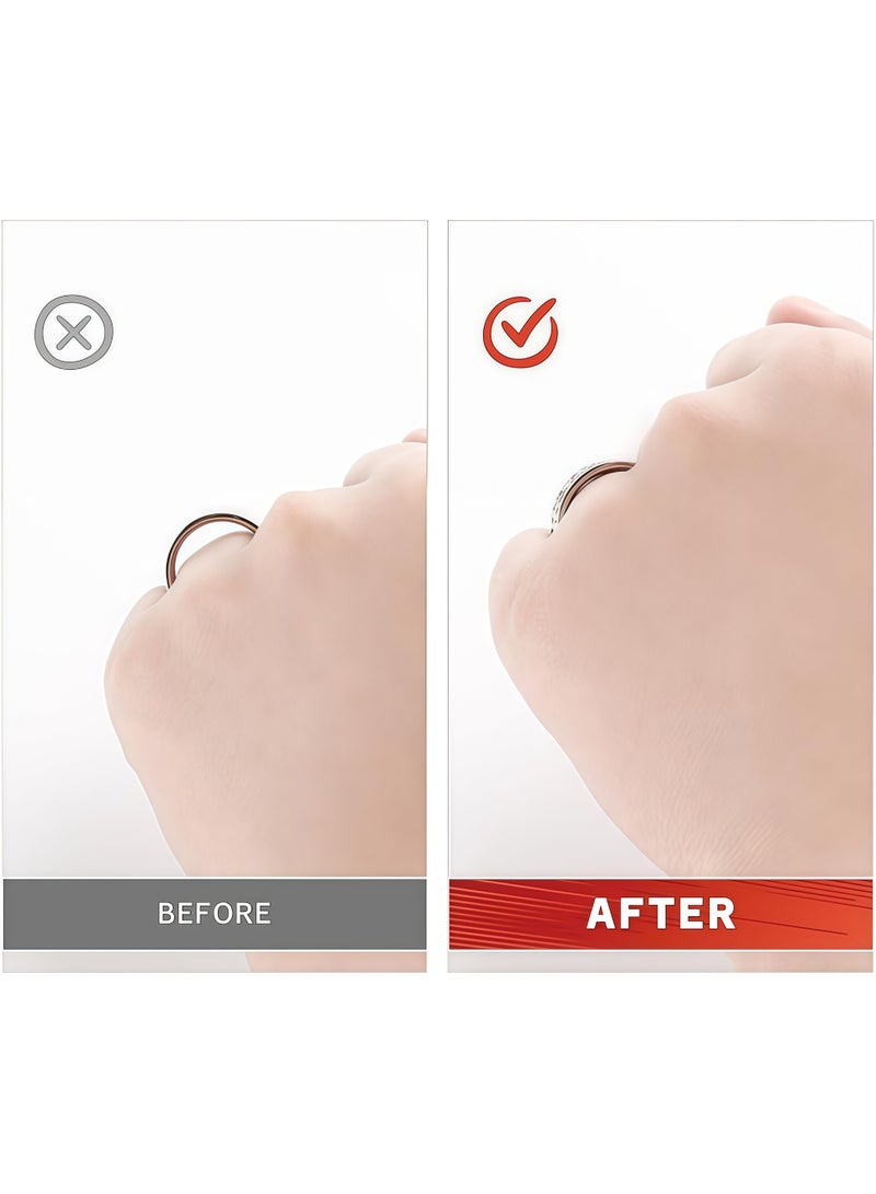 Invisible Ring Size Adjusters Set for Loose Rings,24 Pack-8 Sizes,Ring Size Reducer Spacer Ring Resizer Tightener Ring Guard with Organizer,Assorted Sizes for Any Rings - Image 4